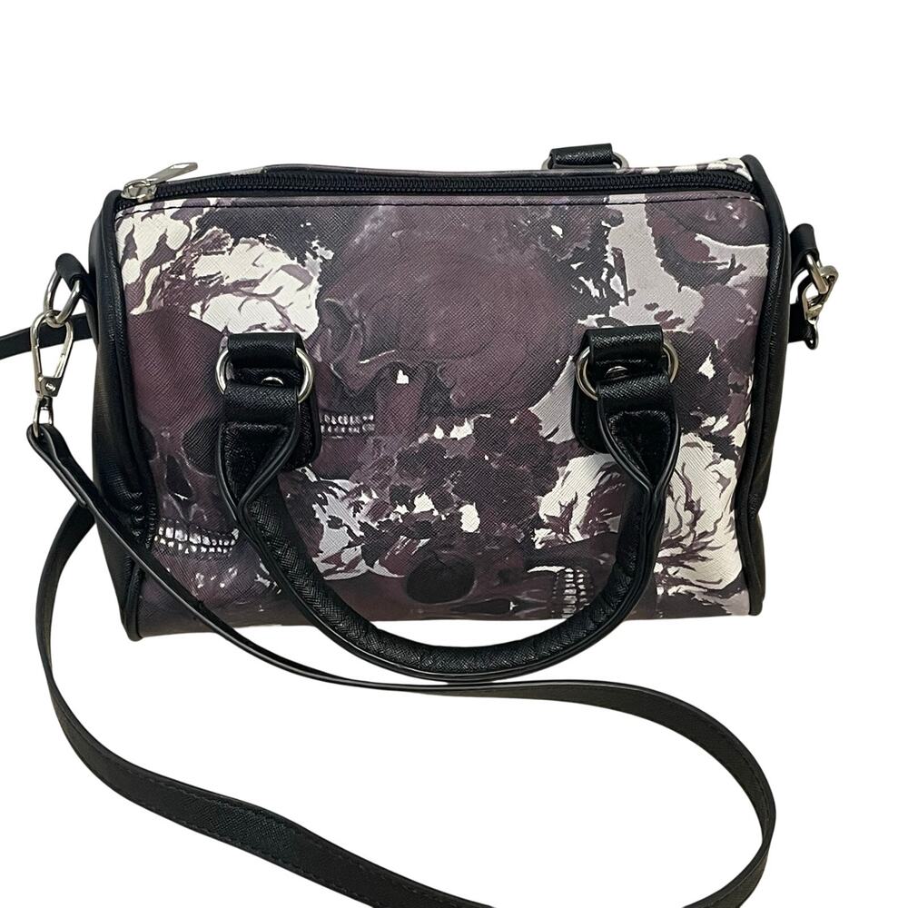 Gothic Purse Top-handle Handbag Punk Satchel Tote Skull Shoulder Crossbody  Bags